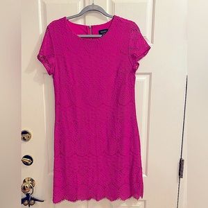 Laundry by Shelli Segal hot pink dress
